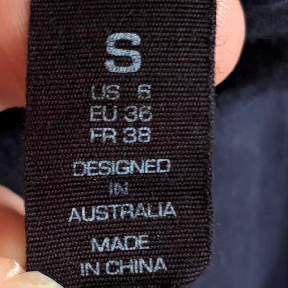 The Upside Revolve Tie Dye Long John Pants Small/6 Indigo Loungewear Comfort NWT - Picture 9 of 11